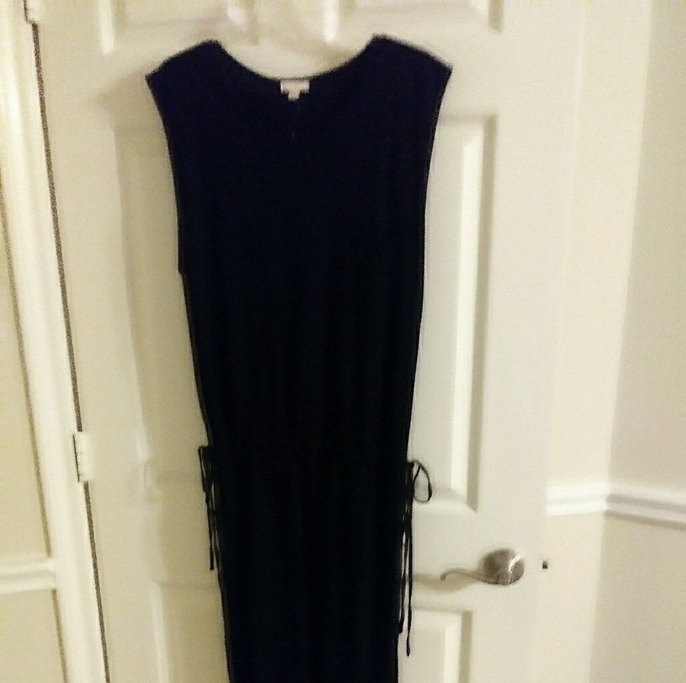 Gap Ladies Black Drop Waist Dress Size XL - new wi